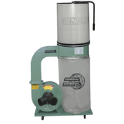 General International Dust Collector 1.5 HP 14Amp with 1 micron canister 120V 10-105CF M1